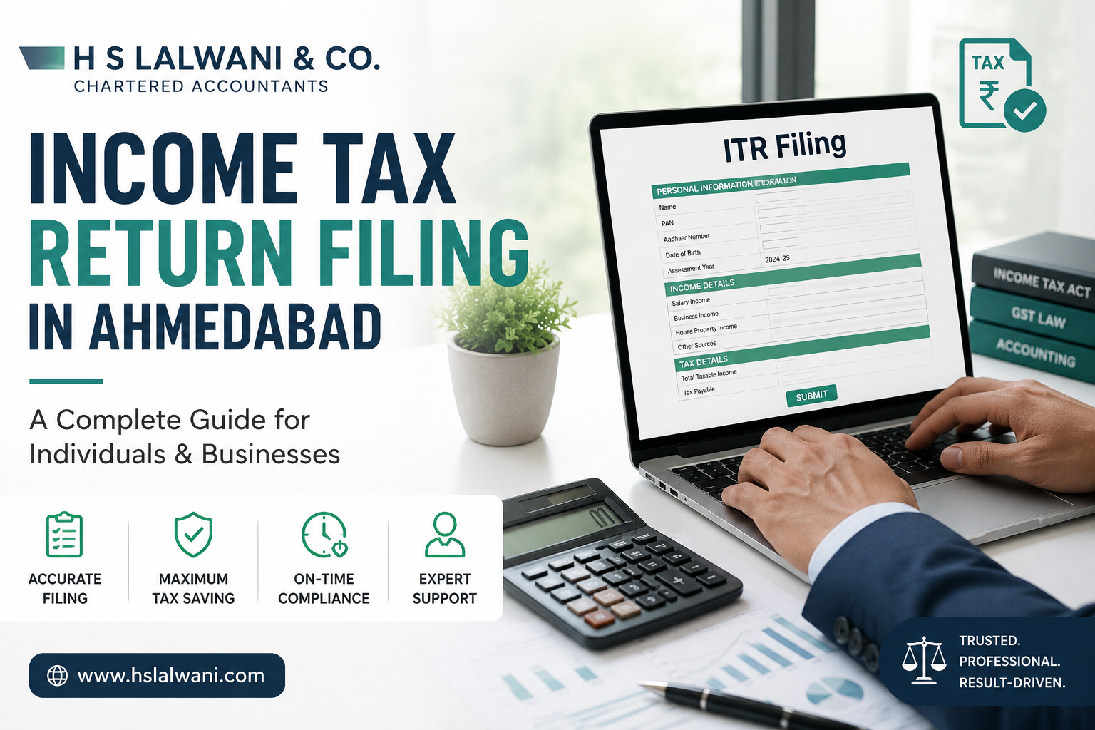 Income Tax Return Filing in Ahmedabad – Complete Guide for FY 2025-26 (AY 2026-27)
